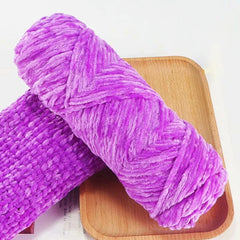 95g Chenille Soft Velvet Knitting Crochet Yarn