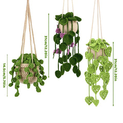 Crochet Hanging Plant Knitting Kit
