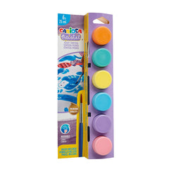 6-Color Pastel Washable Tempera Set