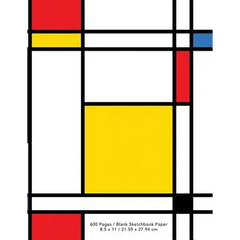 World’s Largest Neoplasticism Abstract Art Sketchbook