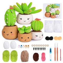 Beginner Crochet DIY Knitting Supplies Starter Kit