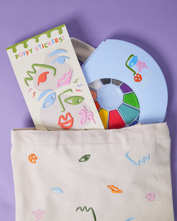 24-Color Watercolor Palette Party Favor Set