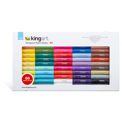 Tempera Paint Sticks 60-Color Creative Art Set