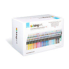 Mixed Media Gel Stick Crayons 72-Color Set