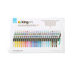 Mixed Media Gel Stick Crayons 72-Color Set