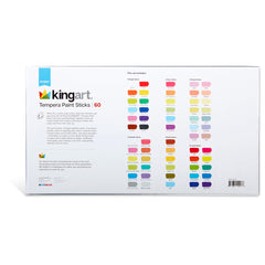 Tempera Paint Sticks 60-Color Creative Art Set