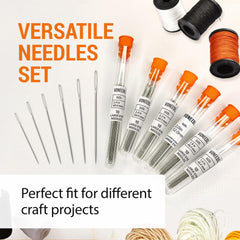 Large-Eye Sharp Sewing Needles Set