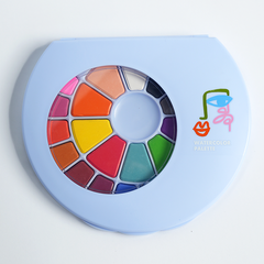 24-Color Watercolor Palette Party Favor Set